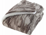 Designová plyšová deka z umělé kožešiny, CARIBOU