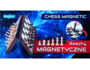 Magiera dřevěné magnetické šachy 30353