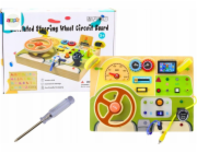 LeanToys Analog Board Senzorická manipulační LED světla do auta