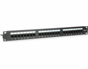 Equip Equip Patchpanel 24x Cat6 19 UTP 1HE Keystone Montage sw