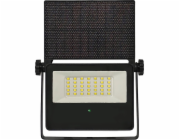 BestService Floodlight Solární LED Floodlight 15W 1800lm 4000K Neutrální pohybový a soumrakový senzor Lumax LGS011NS Černá