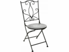 Ambiance Kovová židle s ozdobným sedákem, mozaika, 90 cm