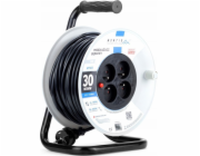 Montis Prodlužovací kabelový naviják MT103-30 4x2p+Z IP20 16A 3x1,5 30m Montis černý