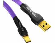 Melodika Melodika MDUAC03 Fialový AC USB kabel včetně: pro DAC / zařízení lékařská - 0,3m