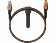 Kabel USB C2G UAG SRGE - USB-C - kabel USB-C, USB 3.2 Gen2 240W/20Gbps, 75 cm (černá/oranžová)