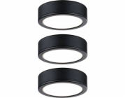 Paulmann Nábytková sada Pukk 3x3W 210lm 12/230V 2700K Plast/Černá