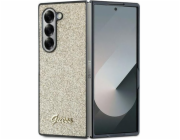 Guess Guess GUHCZFD6HGGSHD Z Fold6 F956 zlatá/zlatá 4G Glitter Script