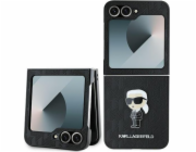 Karl Lagerfeld Karl Lagerfeld KLHCZF6SAPKINPK Z Flip6 F741black/black Saffiano Monogram Ikonik Pin