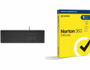 Klávesnice Dell KB216 Quietkey (580-ADHK) + 360 Deluxe 5 zařízení 12 měsíců (21408667)