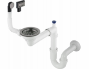 Deante Siphon Sifon pro jednomiskový granitový dřez - Space-Saver