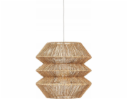 Atmosphera závěsná lampa LIZA závěsná lampa nad stůl, jutové pletené stínidlo, O 38 cm