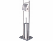 Zeller Koupelnový stojan na toaletní štětku a papír, 2v1, ZELLER