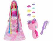 Panenka Barbie Mattel BRB PRINCESS CURLED HAIR JCW55 WB4