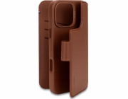 Decoded Decoded Leather Detachable Wallet – kožené ochranné pouzdro kompatibilní s MagSafe pro iPhone 16 Pro (tan)