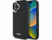 DKNY DKNY DKHMP16SPSCMCLK iPhone 16 6.1 černo/černé pevné pouzdro Plain Silver Logo MagSafe