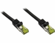 Dobré připojení CAT 6 Patchcord Black 3M (8070-030S)