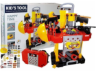 LeanToys Bateriemi napájená DIY sada 3v1 Kufr Workshop 85...