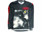 100% Pánské tričko 100% AIRMATIC LE Dlouhý rukáv Black/Gr...