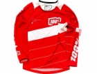100% 100% R-CORE Youth Jersey dlouhý rukáv Červená vel. M...