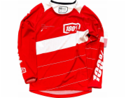 100% 100% R-CORE Youth Jersey dlouhý rukáv Červená vel. M (NOVINKA 2023)