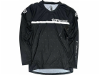 100% Pánské tričko 100% AIRMATIC Jersey dlouhý rukáv Čern...