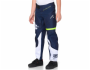 100% Junior kalhoty 100% R-CORE Kalhoty tmavě modrá žlutá vel. 26 (40 EUR) (NOVINKA)