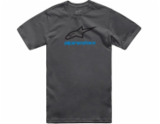 Tričko Alpinestars ALPINESTARS ALWAYS 2.0 CSF TEE, Charcoal/White/Blue Velikost: S
