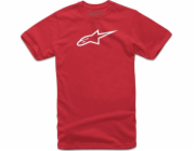Tričko Alpinestars ALPINESTARS AGELESS CLASSIC TEE, červeno/bílé Velikost: XXL