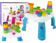 LeanToys Interaktivní výukový stolek Řadič Slide Koule modrá