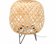 Giftdecor stolní lampa Bambusová tkaná lampa OVAL stolní lampa, 20 x 23 cm