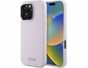 DKNY DKNY DKHMP16LSMCHLP iPhone 16 Pro 6.3 růžový/růžový pevný obal Tekutý silikon Malé kovové logo MagSafe