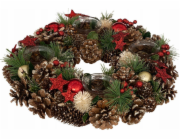 Atmosphera adventní věnec, svícen na 4 svíčky, O 34 cm