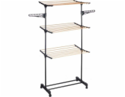 Kipit sušák na prádlo PLASTIWOOD, 80-140 x 57 x 165 cm