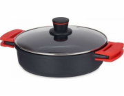 Kinvara Molten Black Aluminium Pot (28 x 7,5 cm)