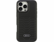 Audi Audi Synthetic Leather MagSafe iPhone 16 Pro Max 6.9 černý/černý pevný obal AU-TPUPCMIP16PM-GT/D3-BK