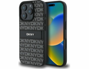 DKNY DKNY DKHCP16LPRTHSLK iPhone 16 Pro 6.3 černo/černé pevné pouzdro Vzor textury Tonální pruh