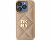 DKNY DKNY DKHCP15SPQDSLE iPhone 15 6.1 béžové/béžové prošívané logo