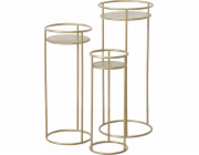 Boltze Sada kovových květináčů RICKY, 3 ks. 50-70 cm