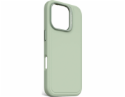 Decoded Decoded Decoded Antimicrobial Silicone Stacks Backcover – silikonové ochranné pouzdro kompatibilní s MagSafe pro iPhone 16 Pro (zamlženě zelené)