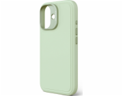 Decoded Decoded Decoded Antimicrobial Silicone Stacks Backcover – silikonové ochranné pouzdro kompatibilní s MagSafe pro iPhone 16 (zamlženě zelené)