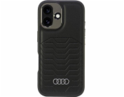 Audi Audi Synthetic Leather MagSafe iPhone 16 Plus 6.7 černý/černý pevný obal AU-TPUPCMIP16M-GT/D3-BK