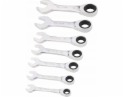 Stanley Ratchet klíče, ploché, krátké, 8-19mm, 7 ks.