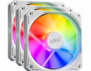 XPG Vento R 120 ARGB PWM ventilátor bílý 3-balení (VENTOR120ARGBPWM3C-WHCWW)