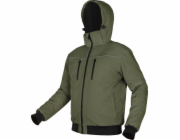 Pánská bunda Neo Tools zateplená bunda s kapucí OUTDOOR, zelená, velikost XL