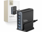 Nabíječka Tech-Protect TECH-PROTECT DC140W-GAN 5PORTOVÁ S...