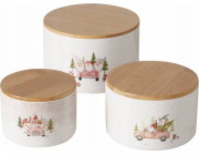 Sada keramických úložných nádob Boltze Home CARRIE, O 11-16 cm