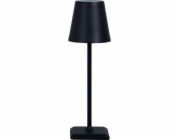 Stolní lampa Techly Bezdrátová LED dotyková stolní lampa černá