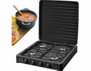 Sporák Stella PLYNOVÝ VARNÁŘ STELLA STKGC-04 4 HOŘÁK ČERNÝ