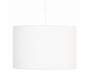 Závěsná lampa Atmosphera Závěsná lampa TINA, stínidlo bouclé, O 37 cm