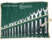Rockforce Sada vidlicových klíčů 14 ks. (10-32 mm) na plátně